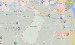 Xã Tả Thanh Oai trên bản đồ Google vệ tinh