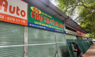 Buộc di dời hàng loạt showroom ô tô, cơ sở kinh doanh trên đất dự án vi phạm trật tự xây dựng