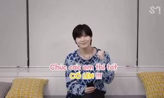 Dàn sao SNSD, SHINee, EXO nói tiếng Việt siêu đáng yêu, gửi lời chúc các sĩ tử 2K2 thi tốt