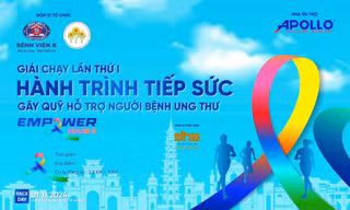 'Hành trình tiếp sức' - Giải chạy gây quỹ hỗ trợ bệnh nhân ung thư