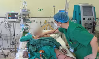 Một tuần sau bữa ăn lòng lợn, người đàn ông nguy kịch vì sốc nhiễm khuẩn