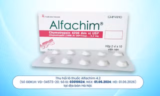 Dược Cửu Long thu hồi thuốc Alfachim 4.2 số lô 03010624 tại Hà Nội theo chỉ đạo của Bộ Y tế