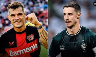 Granit Xhaka và Marco Friedl.