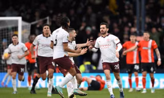 Manchester City đã vượt qua Luton Town tại Premier League mùa này.