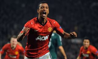 Luis Nani trong màu áo MU.