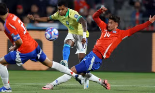 Brazil vs Peru. 