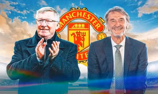 Sir Alex Ferguson và Sir Jim Ratcliffe 