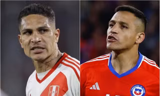 Paolo Guerrero và Alexis Sanchez.