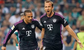 Sane và Kane đã cùng nhau bắn phá khung thành của Werder Bremen ở trận lượt đi.