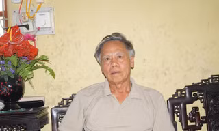 Ông Đỗ Quang Huy nói không hiểu vì lý do gì mà những cán bộ mắc khuyết điểm trong vụ việc của ông không bị xử lý kỷ luật. Ảnh N.H