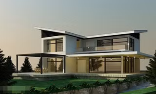 Thiết kế biệt thự sân golf trên khu đất 1.000m2