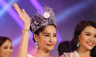 Nhan sắc của tân hoa hậu Đại dương trở thành đề tài bàn tán trên mạng xã hội.