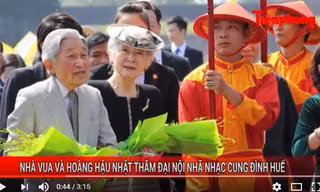 Tin nóng 24H: Nhà vua và Hoàng hậu Nhật thăm Đại nội Huế