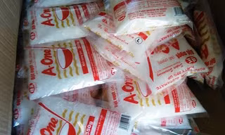 Bột ngọt thành phẩm.