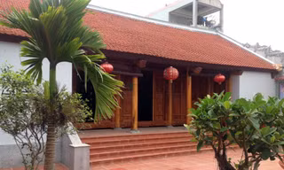 Những mẫu Nhà thờ Họ kiến trúc mái đỏ truyền thống