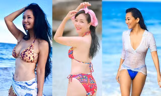 3 mỹ nhân Hồng Nhung, Chiều Xuân, MC Kỳ Duyên 'đọ dáng' với bikini 