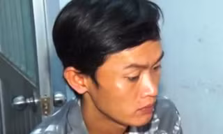 Nguyễn Thanh Lợi tại cơ quan công an