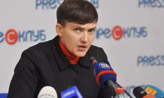 Nghị sĩ Quốc hội Ukraine Nadezhda Savchenko. Ảnh: Sputnik