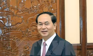 Chủ tịch nước Trần Đại Quang. (Ảnh: Nhan Sáng/TTXVN)