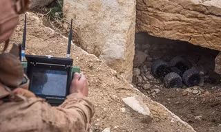 Nga thử nghiệm robot ‘bọ hung’ và camera hình cầu ở chiến trường Syria