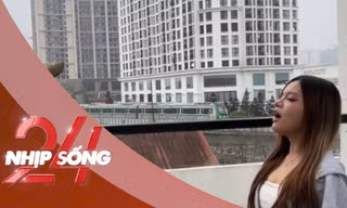 NHỊP SỐNG 24: Quán cà phê Hà Nội gây sốt với view 'há miệng nuốt tàu' 