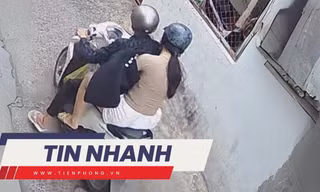 TIN NHANH: Bắt khẩn cấp đôi nam nữ cướp điện thoại của bé trai 7 tuổi ở trong hẻm
