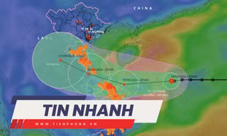 TIN NHANH: Áp thấp nhiệt đới khả năng mạnh lên thành bão trong 24 giờ tới