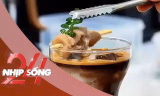 NHỊP SỐNG 24: Đắt khách gấp 4 lần nhờ bán cà phê lòng heo