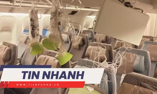 TIN NHANH: Vụ máy bay Singapore nhiễu động khiến 30 người thương vong: Hành khách kể giây phút kinh hoàng