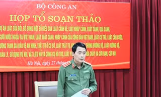 Bộ Công an họp Tổ biên tập dự án Luật sửa đổi, bổ sung 10 luật liên quan tổ chức bộ máy, an ninh, trật tự