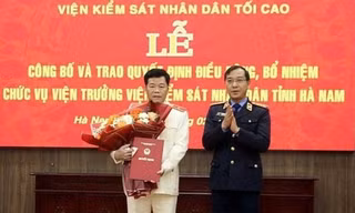 Công bố quyết định bổ nhiệm chức vụ Viện trưởng Viện KSND tỉnh Hà Nam