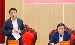 Đoàn kiểm tra của Bộ Chính trị làm việc với Ban Thường vụ Tỉnh ủy Ninh Bình