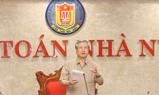 Thường trực Ban Bí thư Trần Quốc Vượng tại buổi làm việc với KTNN