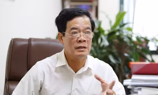 Nhà báo Nhị Lê, Phó Tổng biên tập Tạp chí Cộng sản. Ảnh Như Ý