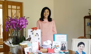 Bức ảnh bà Yingluck chia sẻ trên Facebook.
