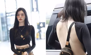 Siêu mẫu nội y gốc Hoa sexy hết nấc với lưng trần mềm mại