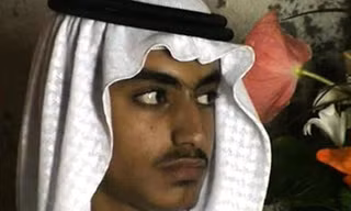 Hamza bin Laden trong lễ cưới. Ảnh: CIA/AP