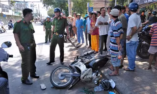 Hiện trường vụ việc.