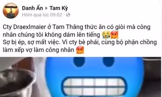 Hình ảnh giòi bò lúc nhúc trong dĩa cơm của công nhân khiến nhiều người bức xúc. Ảnh chụp từ clip.