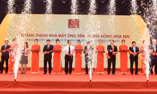 Nhà máy ống nhúng kẽm nóng của Hoa Sen được đầu tư hơn 500 tỷ đồng tại khu công nghiệp Phú Mỹ I, tỉnh Bà Rịa-Vũng Tàu