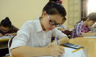  Thí sinh dự thi đại học 2014. Ảnh: Zing