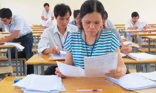 Giám khảo chấm thí tại trường Đại học Nông Lâm TPHCM