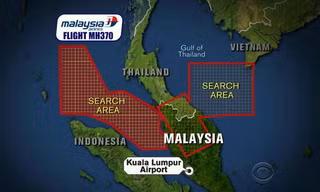 TRỰC TIẾP: Malaysia từng thấy vật thể bay ở Malacca