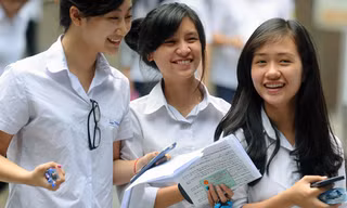 Học sinh sau giờ thi. Ảnh minh họa