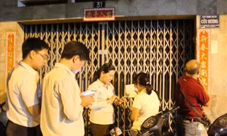 Đoàn kiểm tra có măt tại trụ sở Công ty TNHH DV Thương mại Cửu Hương nhưng không nhận được sự hợp tác