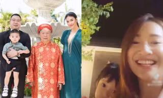 "Thiên thần nhí" nhà Nhã Phương, Lan Khuê lần đầu lộ rõ diện mạo: Đều thừa hưởng gen trội