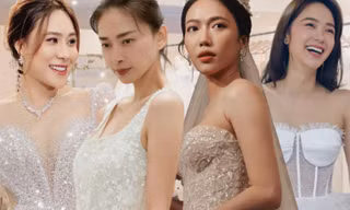 Sao Việt thử váy cưới: Ngô Thanh Vân tin tưởng bạn thân, Diệu Nhi nhận cơn mưa lời khen