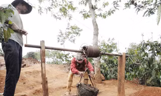 Tời đất lên khỏi giếng