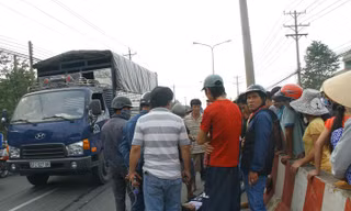 Hiện trường vụ tai nạn.