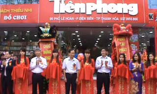 [VIDEO] Tưng bừng khai trương Nhà sách Tiền Phong Thanh Hóa